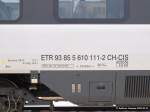 Cisalpino [ETR 93 85 5 610 111-2 CH-CIS ohne REV-Nr.]. ...