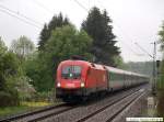Auslandische Loks EC 113 mit 1116 044-8 und 1116 069-4 von (Siegen) Stuttgart kommend nach M�nchen (Klagenfurt). (06,05,2010)