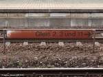 Zum Leiten und F�hren der Bahnreisenden wurde nach dem umbau ...