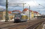 BR 101 101 141 (Bahn-Azubis) f�hrt als Lz durch Esslingen am Neckar nach Stuttgart, zufor hat sie den IC 119 nach Ulm gezogen. (12,12,2011)