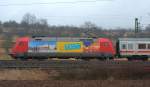 BR 101 101 001 'Klagenfurt am W�rtersee' mit EC 115 durch Ebersbach/Fils. (25,02,2012)