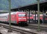 101 057-8 f�hrt mit ...  Andreas Axmann 27.01.2010