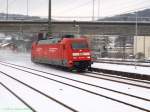 Leerzug mit 101 135-2 ...  Andreas Axmann 28.01.2010