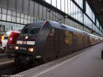 Durch Versp�tungen im gesamten Bahnnetz fuhr heute auf Gleis 5 ...