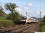 BR 101 mit Zugen 101 136-0 schiebt EC360 nach Stuttgart (Strasbourg). (26,04,2010)