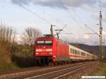 101 133-7 zieht EC 316 nach Stuttgart und weiter dann ...