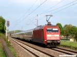 EC 391 nach M�nchen mit 101 089-1 bei Reichenbach/Fils. (08.05.2010) ...