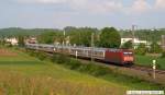 101 043-8 f�hrt den EC 360 nach Stuttgart und dann ...