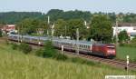 BR 101 mit Zugen Mit sch�nstem Sonnenschein f�hrt es sich einfach besser, EC 391 mit 101 088-3 und +30 min auf dem weg von Stuttgart Hbf (Frankfurt) nach M�nchen bei Reichenbach/Fils. (05,06,2010)