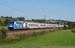 101 070-1 (Adler Mannheim) mit dem EC 114 f�hrt von ...