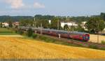 110 231 als Sdz mit BahnTouristikExpress-Wagen von Stuttgart in Richtung ...