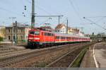 111 150 mit n-Wagen ...  Andreas Axmann 11.04.2011