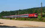 br-1116-obbes-64-u2 EC 113 auf der fahrt von Siegen nach Klagenfurt bei Ebersbach/Fils. (10,08,2010)