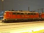 BR 140 140 834-3 abgeb�gelt beim �bernachten im Bf. Plochingen. (12,02,2010)