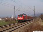 146 219-1 ist mit IRE 4225 nach Lindau Hbf bei ...