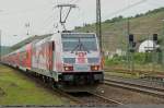 br-1462-traxx-p160-ac2 Im Sandwich fahren 146 227 und 146 ??? mit dem RE 19227 in Esslingen am Neckar auf dem Weg nach Ulm ein. (29,04,2011)