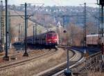 151 152-6 f�hrt mit ...  Andreas Axmann 05.03.2010