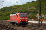 BR 152 Auf langsamer fahrt mit 152 090 nach Plochingen durch Esslingen am Neckar. (12,10,2011)