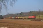 152 042 mit Container ...  Andreas Axmann 24.03.2012