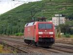 BR 152 Als Lz f�hrt 152 094-9 durch den Bf Esslingen/N in Richtung Plochingen davon. (14,09,2010)
