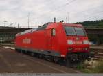 BR 185 Abgestellt im Bf Plochingen 185 200-3. (04,08,2010)
