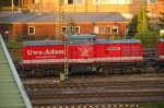 BR 202 Uwe-Adam`s 202 520 'Sebastian' und 202 501 'Selina' steht im G�terbahnhof Untert�rkheim Eszet-Steg angekommen mit einem Bauzug. (19,08,2011)