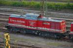 BR 202 Uwe-Adam`s 202 520 'Sebastian' und 202 501 'Selina' steht im G�terbahnhof Untert�rkheim Eszet-Steg angekommen mit einem Bauzug. (19,08,2011)