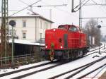 BR 203 203 118-5 rangiert am (ehemaligen G�terbahnhof - TSU G) Untert�rkheim. (17,02,2010)