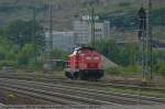 BR 212 Leider durch f�hrt 212 310 (DB Fahrwegsdienste GmbH) auf Gleis 2 den Bf Esslingen am Neckar auf ihrem Weg nach Karlsruhe. (29,04,2011)
