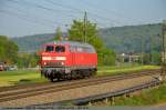 BR 218 Auf Tfzf mit 218 822 von Stuttgart in Richtung Ulm bei Uhingen. (23,04,2011)