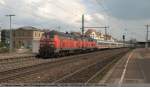 BR 218 mit Zugen Etwas �berraschend kam mir 218 487 und 218 495 sonst immer BR 101 mit IC 118 ??? , bei launischem Wetter von M�nchen nach Stuttgart durch Esslingen am Neckar entgegen. (14,04,2011)