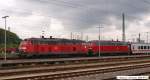 218 487 8 und 218 431 mit ihrem IC 2013 ...