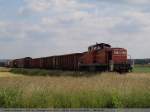BR 294 G�terzug 294 721-6 und 218 193-1 mit 56106 zwischen Owen und Dettingen/T auf dem weg nach Plochingen (05,06,2009)