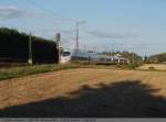 ICE 351 Herford solo unterwegs um 18:50 Uhr `bei Ebersbach/Fils ...