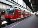 br-420 420 459 und 420 400 sind f�r sie Sonderleistung zum Fu�ballspiel in der Merzedes-Benz Arena zwischen VFB Stuttgart und Borussia Dortmund im Hbf Stuttgart bereitgestellt. (31,01,2010)