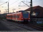 br-425 425 010 auf dem Weg von Kornwestheim nach Plochingen durch Untert�rkheim. (06,04,2011)