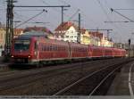 br-611 In diesem Moment als IRE 22488 aus T�bingen vorbei kommt und ich auf den Ausl�seknopf dr�cke, zieht eine Fotowolke vor die Sonne. (01,03,2011)