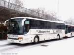 Setra S 300er-Serie NF der Omnibusverkehr Schlierbach GmbH fhrt auf der Linie 184 Nrtingen - Zizishausen - Unterensingen - Wendlingen wartet am Bud-Bf. Wendlingen auf seine Fahrgste um wieder zurck nach Nrtingen fahren zu knnen. (08;01;2010)