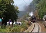 Parallelfahrt der zwei Dampfz�ge 01 1066 und 50 2740 �ber ...