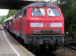 218 388-7 in Wendlingen am Neckar. (21.07.2004)