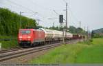 Mit einem Gemischten Gterzug ist 189 002 in Richtung Stuttgart/Korhwestheim unterwegs. (10,05,2011)