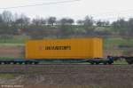 8-achsiger Niederﬂur-Containertragwagen 33 68 4909 455-0 RIV D-AAEC Sffggmrrss fr Grocontainer und Wechselbehlter.
