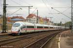 403 012 mit ?? als ICE 516 von Mnchen ber Stuttgart nach Dortmund durch Esslingen am Neckar. (27,10,2011)