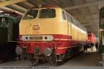 217 001 ex DB; Leihgabe DB / Krupp 1964/4809 in der SVG Eisenbahn-Erlebniswelt Horb am Neckar. (01,05,2011)