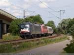 personenzug-fur-besondere-zwecke-pbz/81813/es-62-u2---074-113 ES 62 U2 - 074, 113 267 und ein IC Steuerwagen als PbZ-D 1960 aud dem Weg von Mnchen nach Stuttgart. (13,07,2010)