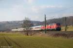 218 432 und ??? mit IC 2013 auf ihrem Weg nach Ulm -> Oberstdorf bei Uhingen.