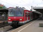 420 934/421 434/420 434 sind als S1 in Esslingen /N angekommen und machen sich bereit weider nach Schwabstrae zu fahren. (11.07.2004)