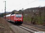 146 209-2 kommt mit IRE 4249 auf dem weg nach Lindau Hbf durch Gingen(Fils). (27,03,2010)