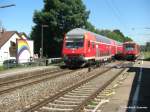 RE 22019 von Stuttgart nach T�bingen f�hrt durch die Hs. ...