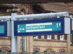eroffnung-s1-nach-kirchheim-t Neue S1 Anzeigetafel f�r S-Bahn (nur an Gleis 11). (12.12.2009)